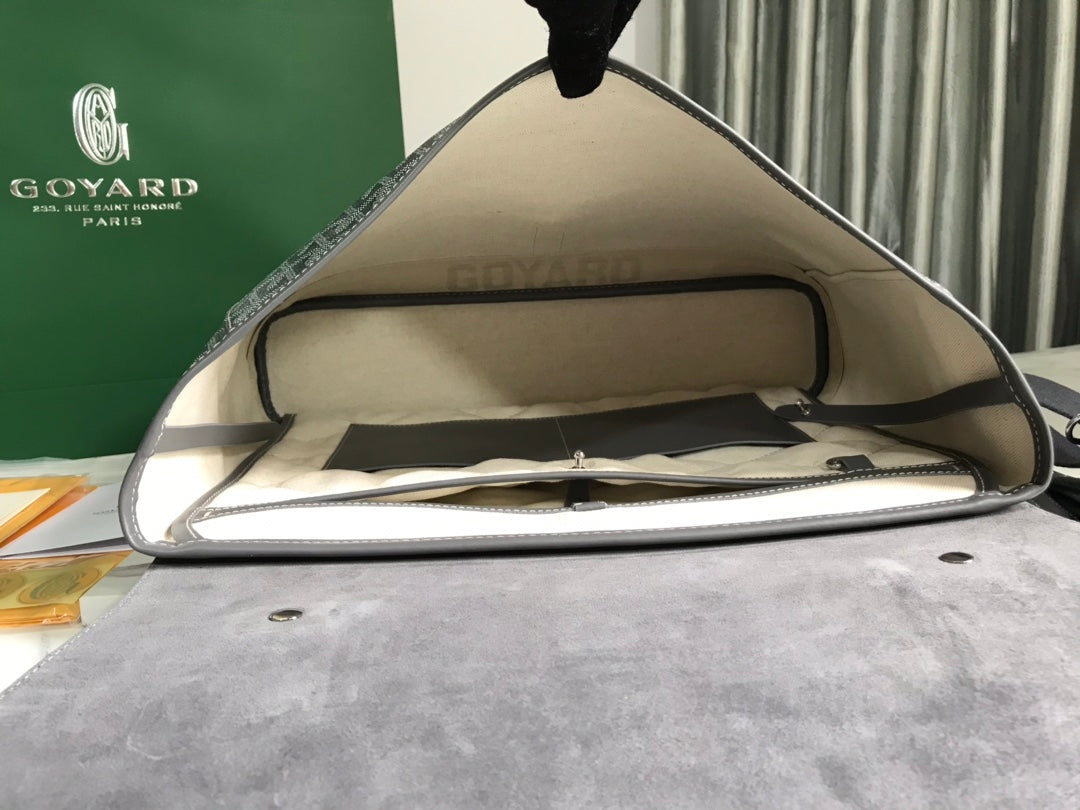 BOLSO GOYARD CITADIN 38CM LONA GRIS