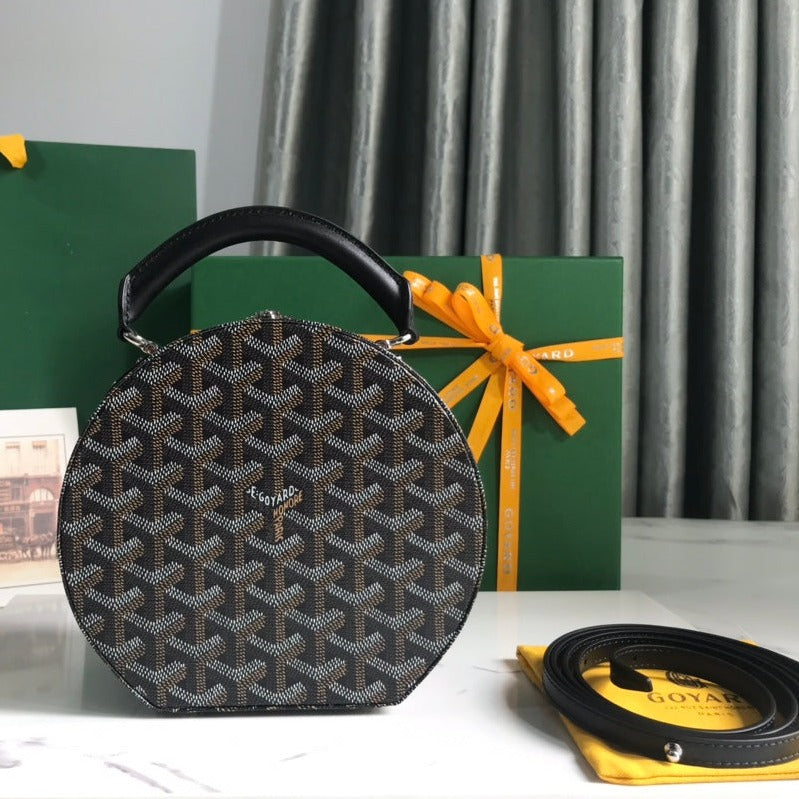 LE SAC DE COFFRE ALTO HATBOX 18CM EN TOILE NOIRE
