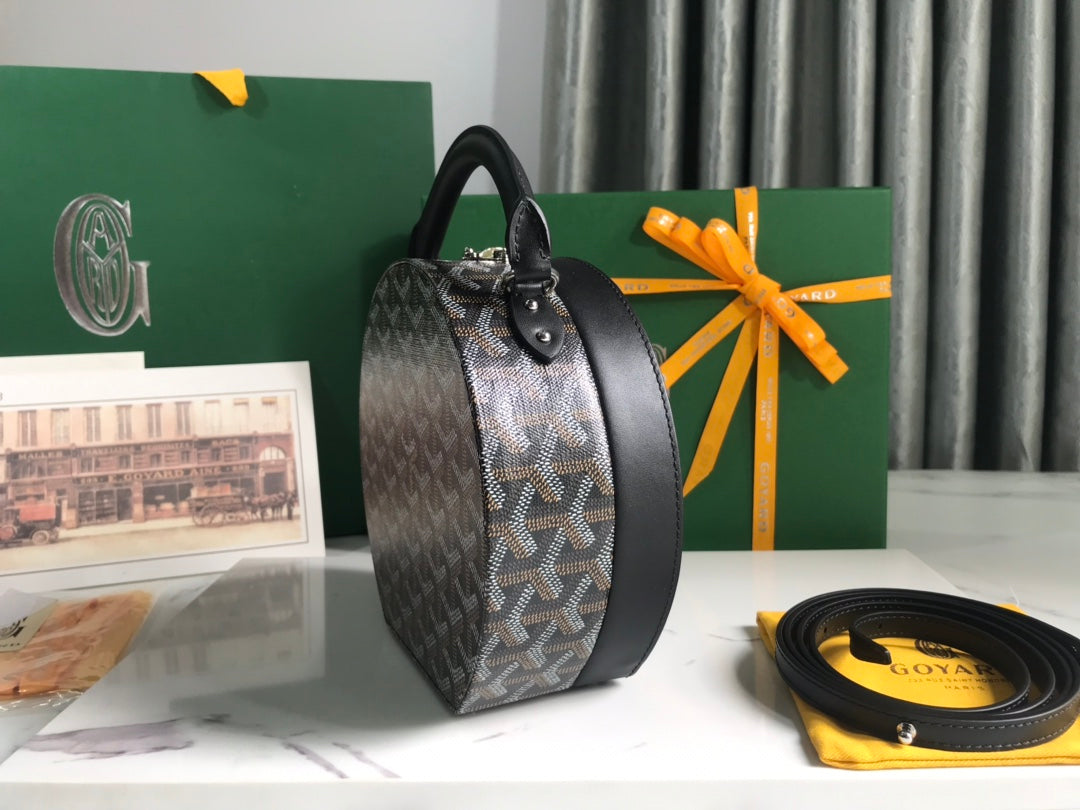 LE SAC DE COFFRE ALTO HATBOX 18CM EN TOILE NOIRE