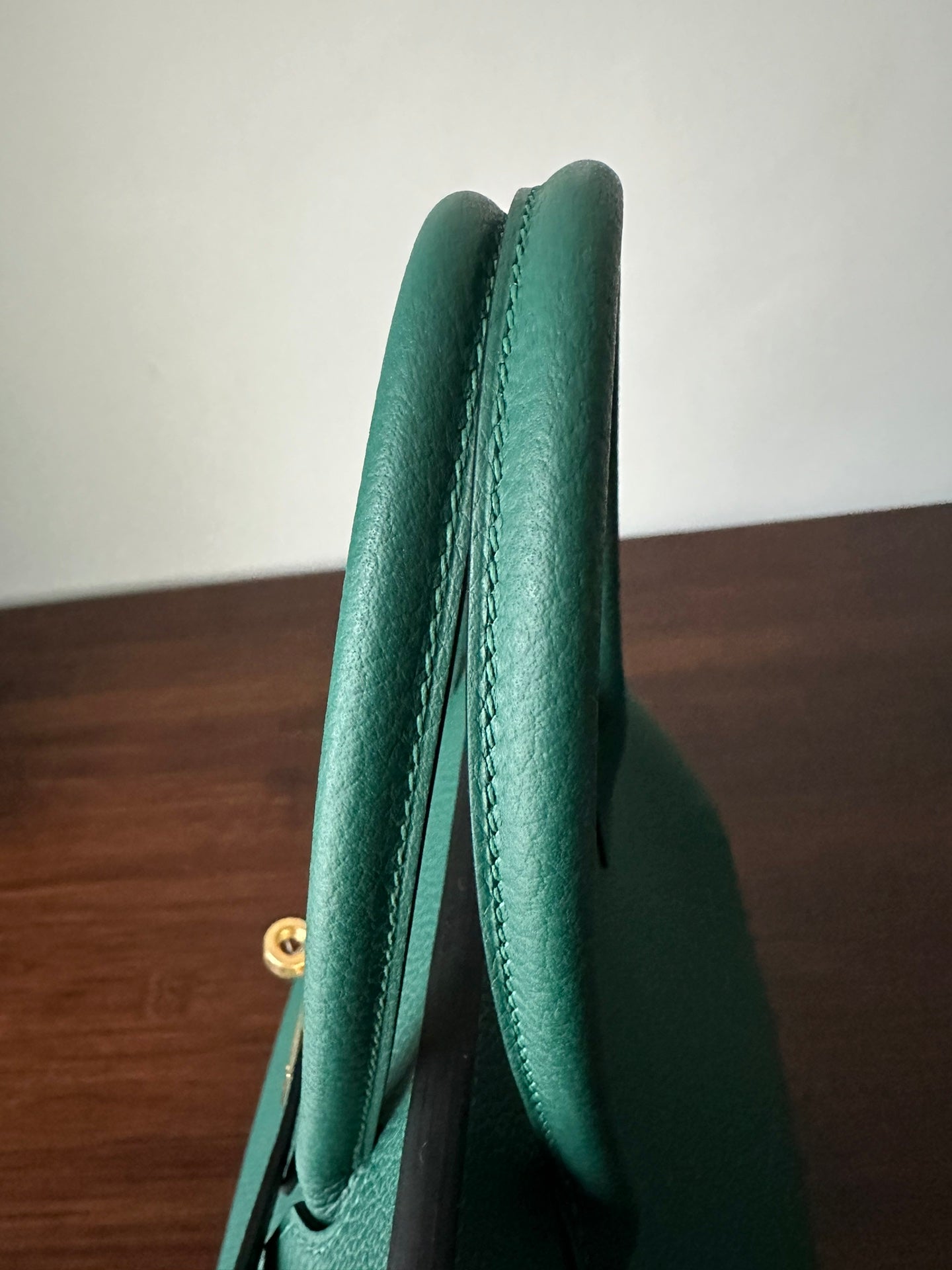 HM BIRKIN 30CM MALAQUITA PIEL TOGO HERRAJES DORADOS