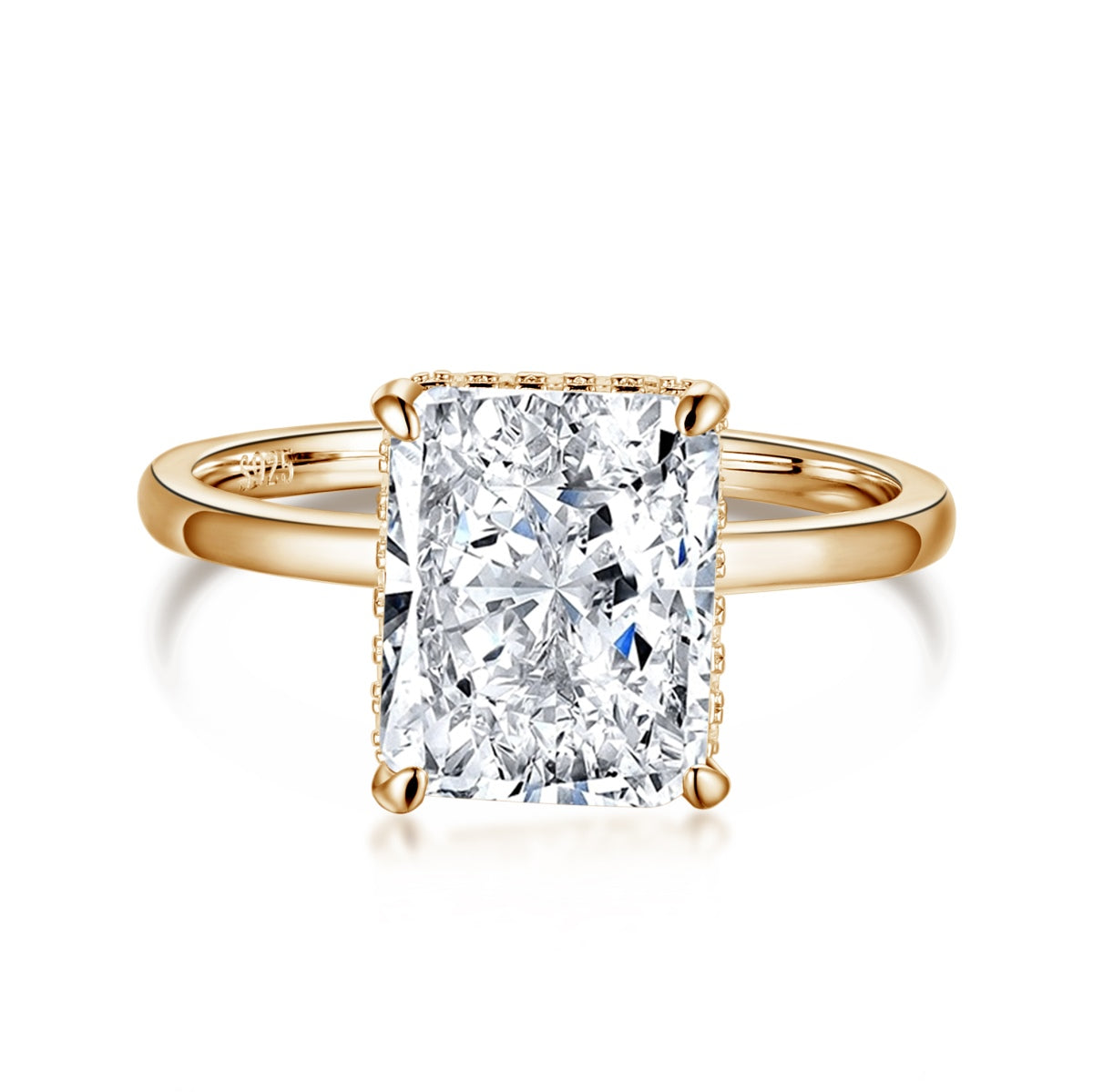 [HOT]4.0 Carat Ornate Enchanting Radiand Cut Banquet Ring