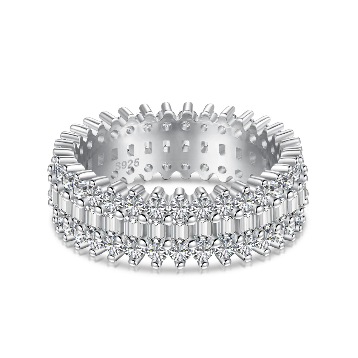 [HOT]Ornate Colorful Radiant Cut Daily Ring