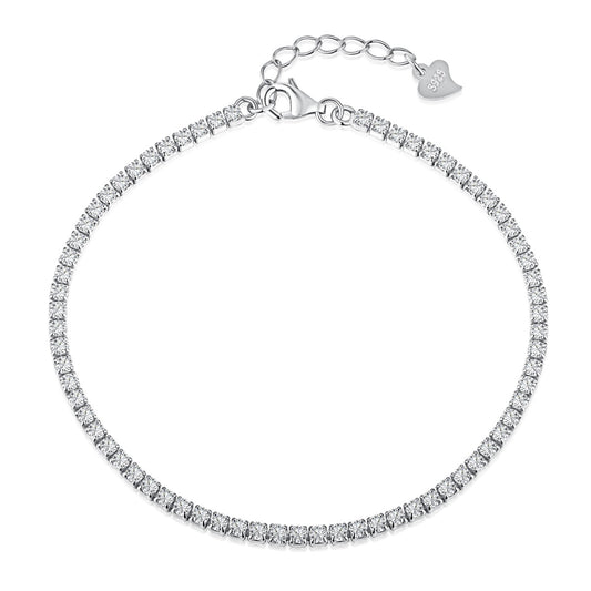 [HOT]Radiant Shinning Princess Cut Tennis Bracelet