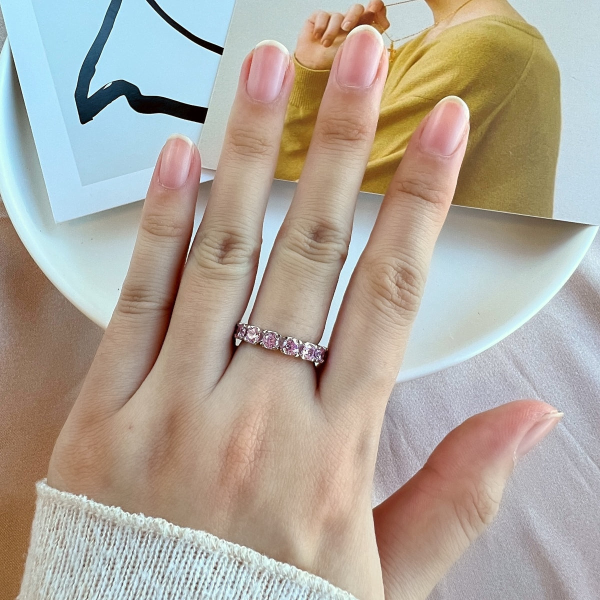 [HOT]Eternity Round Cut Tennis Ring