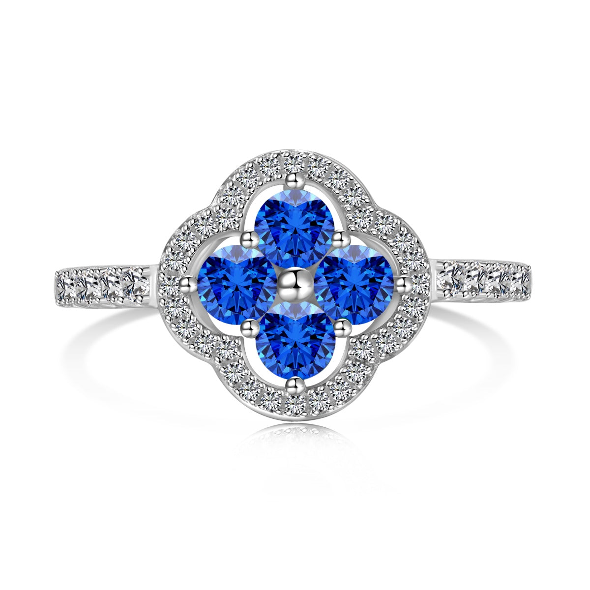 [HOT]Four Leaf Clover Flower Design Ring
