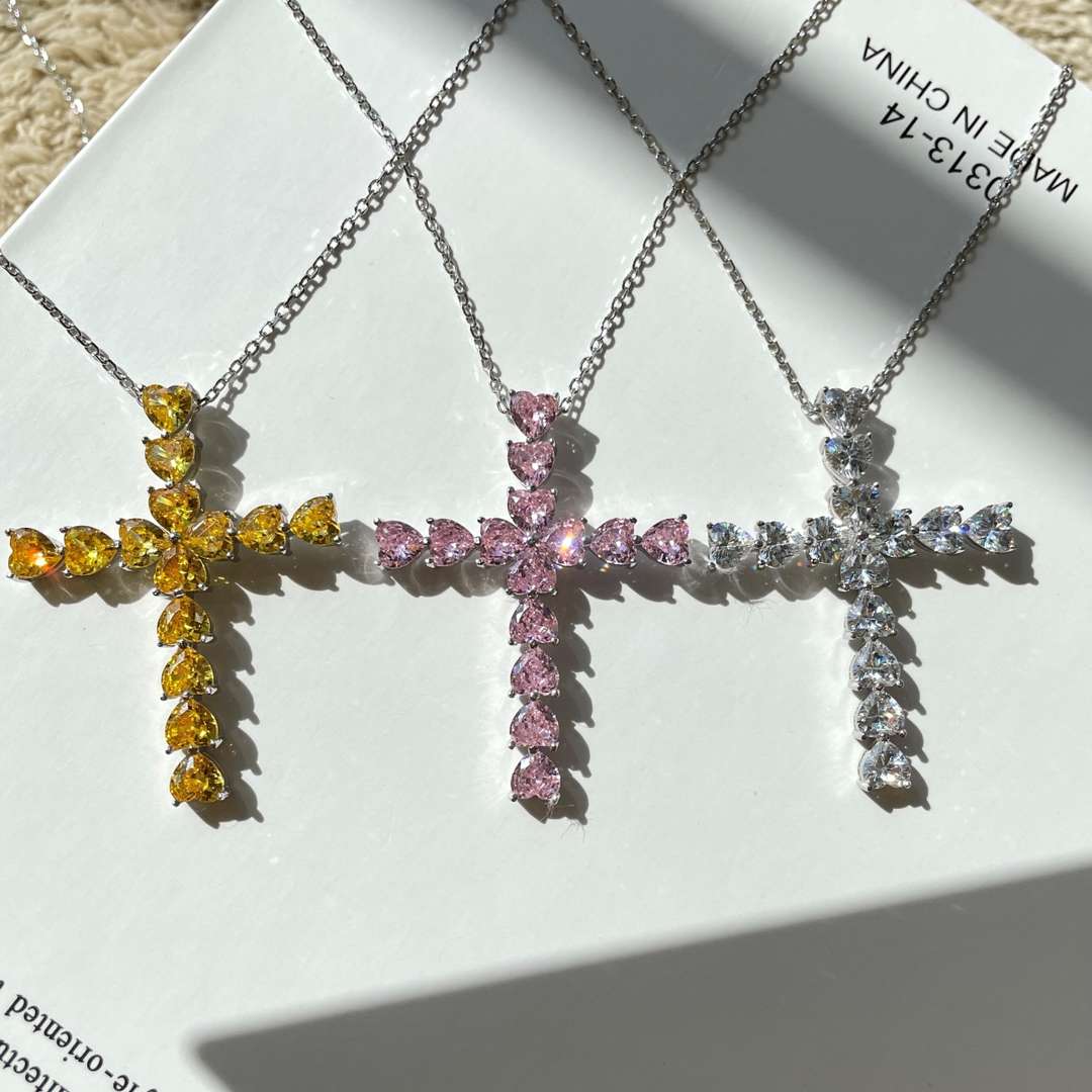 [HOT]Radiant Cross Shape Necklace