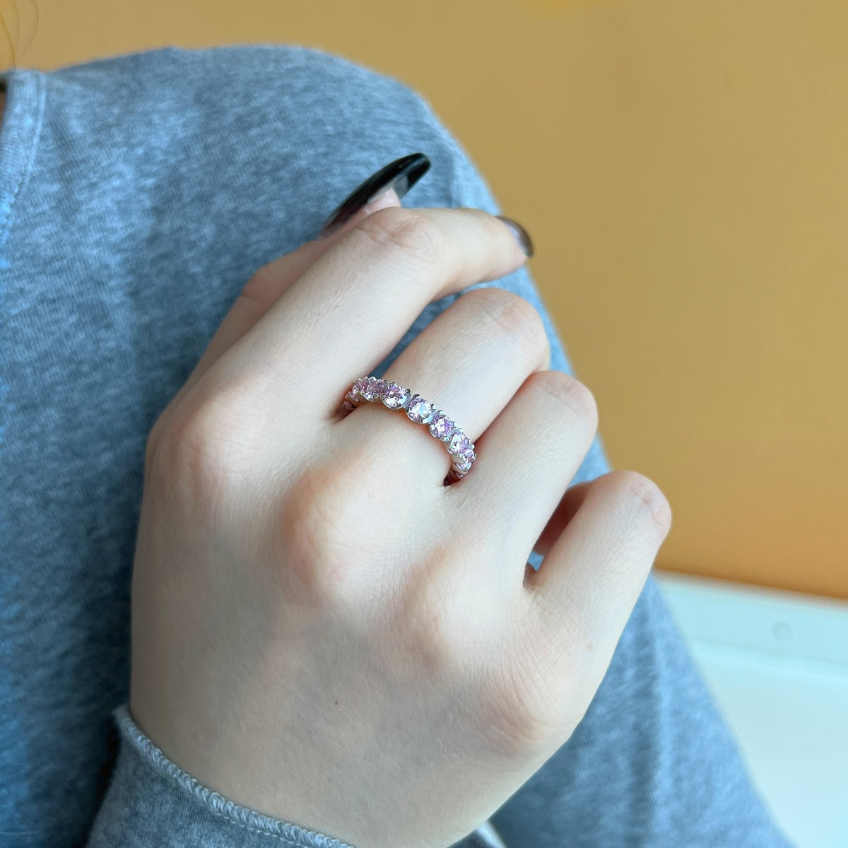 [HOT]Eternity Round Cut Tennis Ring