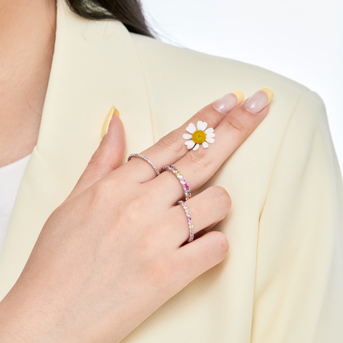 [HOT]Elegant Vivid Round Cut Daily Ring