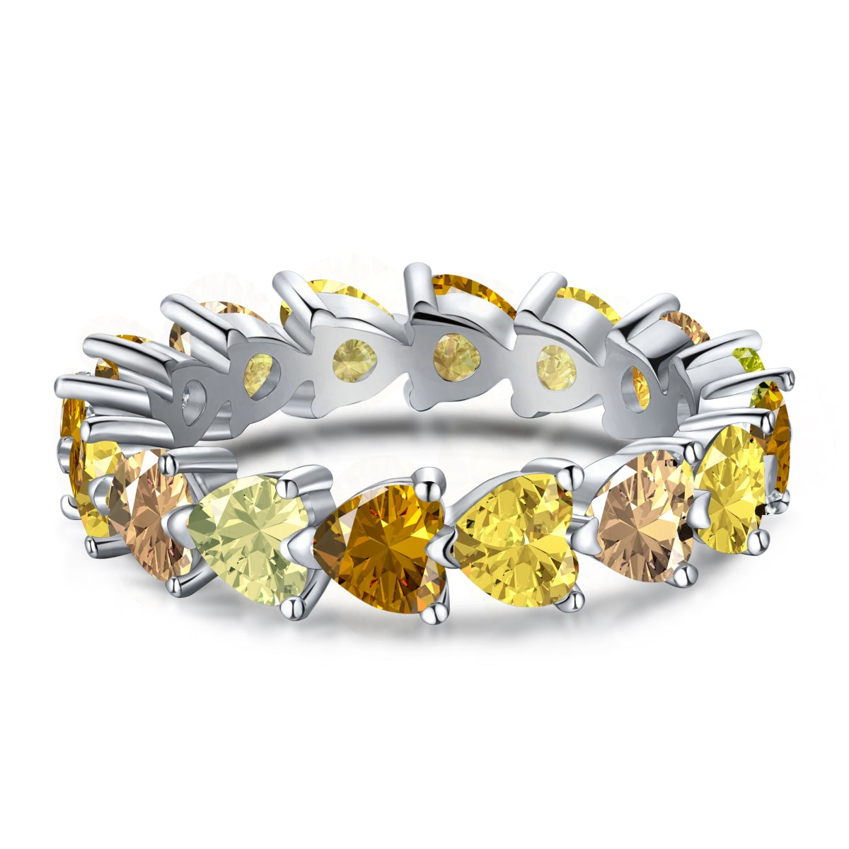 [HOT]0.25 Carat Radiant Romance Heart Cut Lover Ring
