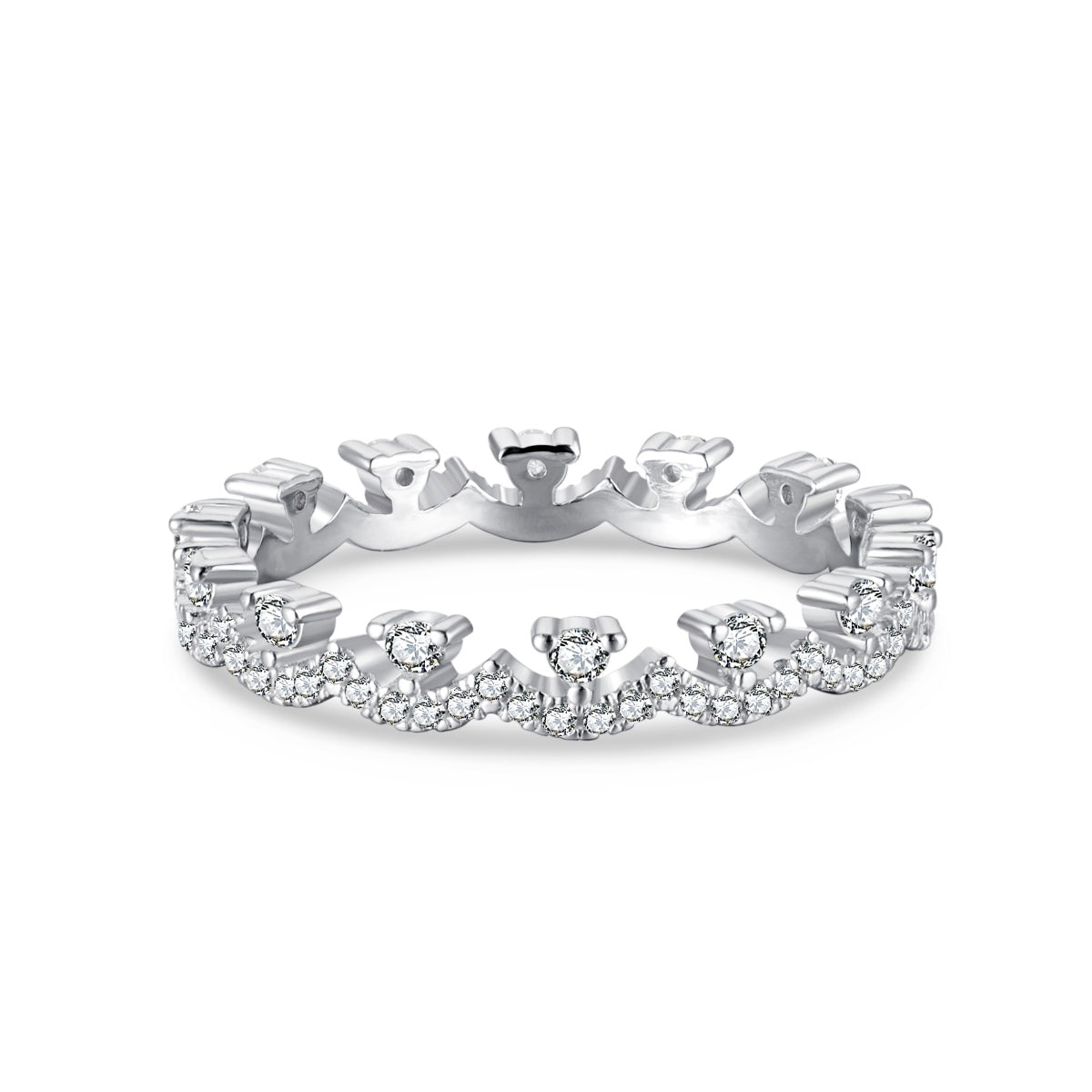 [HOT]Elegant Resplendent Round Shape Party Ring