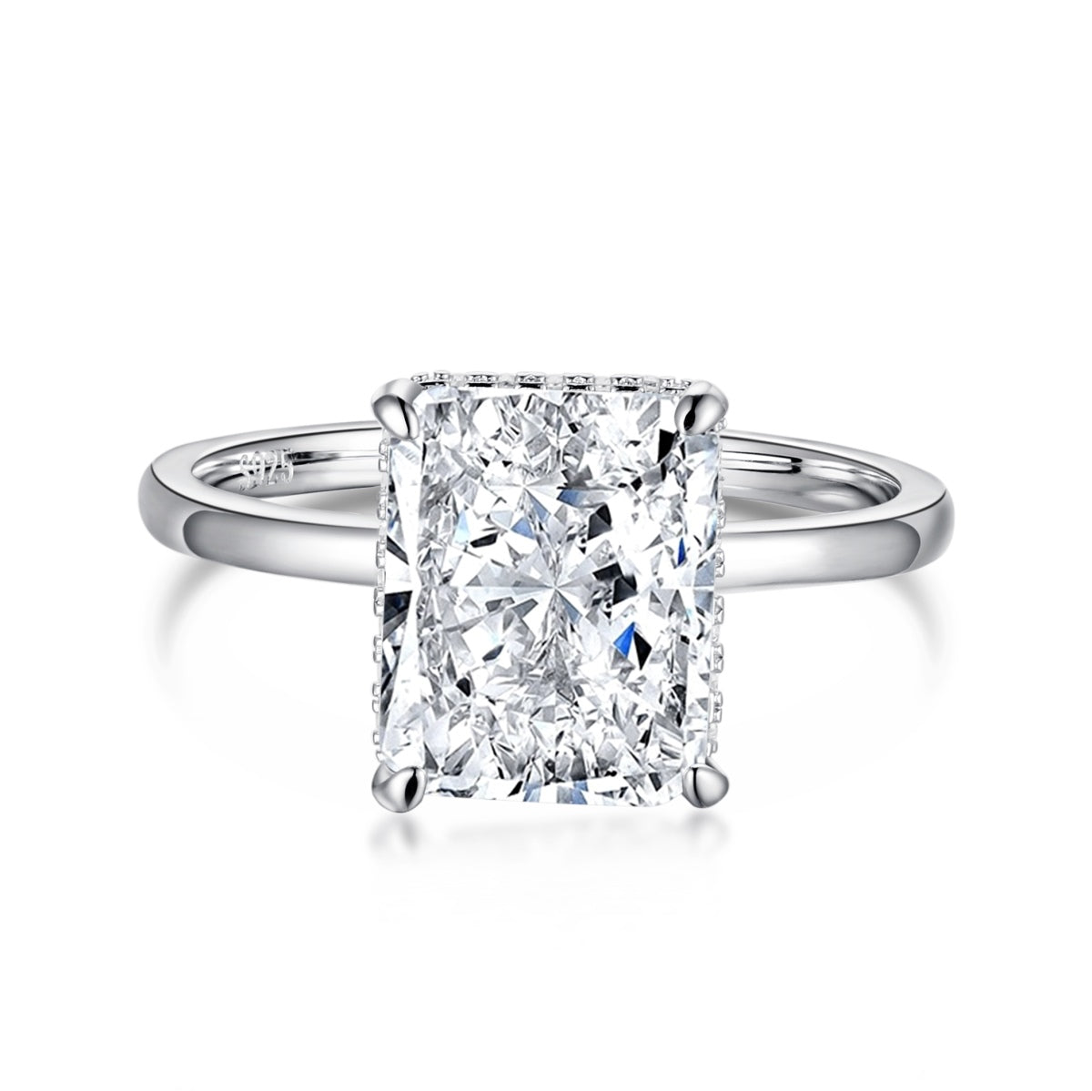 [HOT]4.0 Carat Ornate Enchanting Radiand Cut Banquet Ring