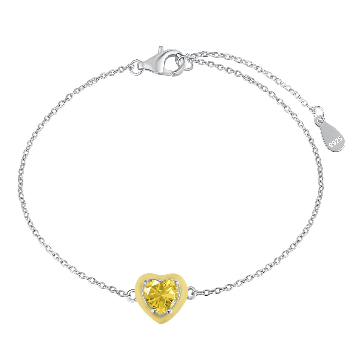 [HOT]Sparkling Romantic Heart Shape Lover Bracelet