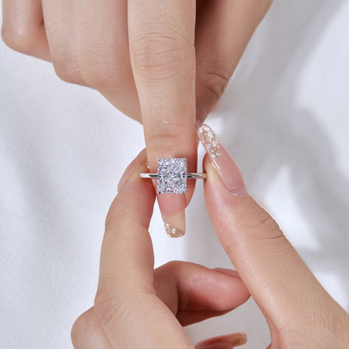 [HOT]4.0 Carat Ornate Enchanting Radiand Cut Banquet Ring