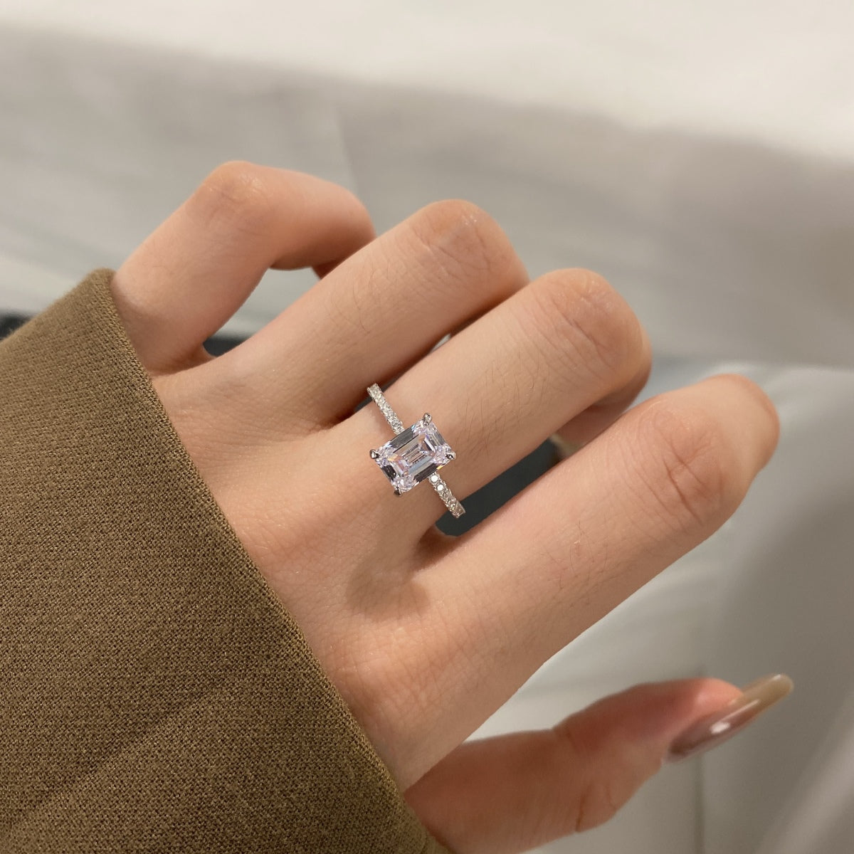 [HOT]2.0 Carat Scintillating Ornate Radiant Cut Party Ring