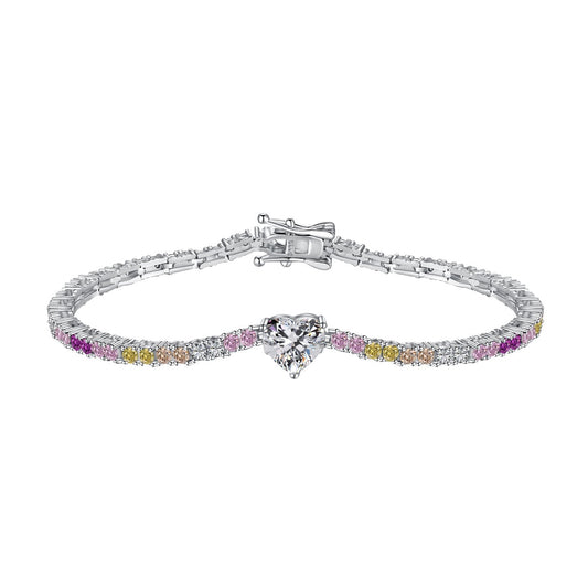 [HOT]Delicate Romantic Heart Shape Lover Bracelet