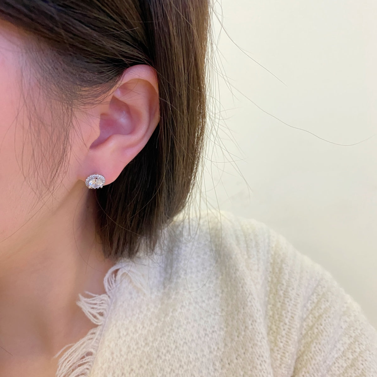 [HOT]Classic Princess Round Shape Earrings