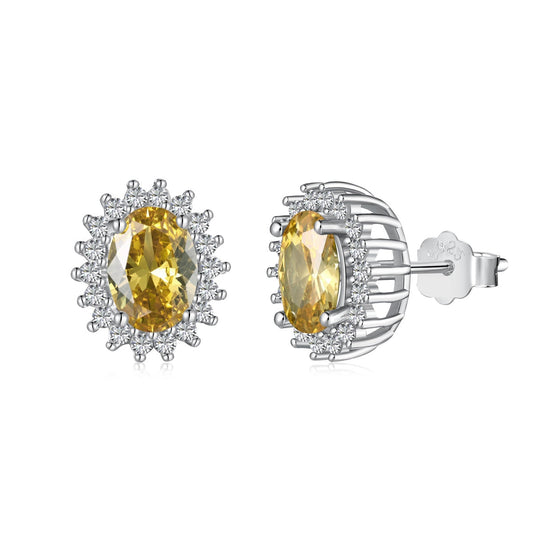 [HOT]Delicate Radiant Oval Cut Daily Earrings