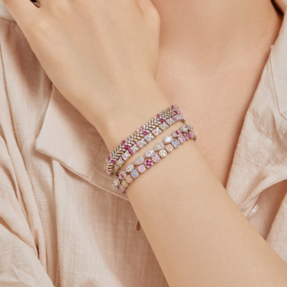 [HOT]Unique Colorful Flower Shape Daily Bracelet