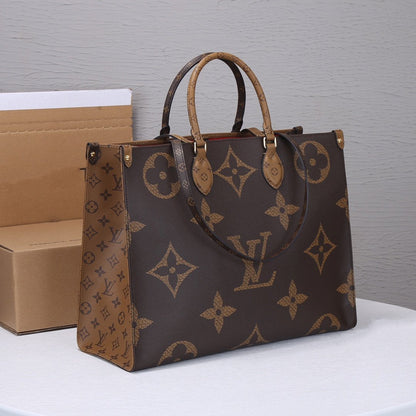 LV ONTHEGO GM 41CM LIENZO GIGANTE CON MONOGRAMA 
