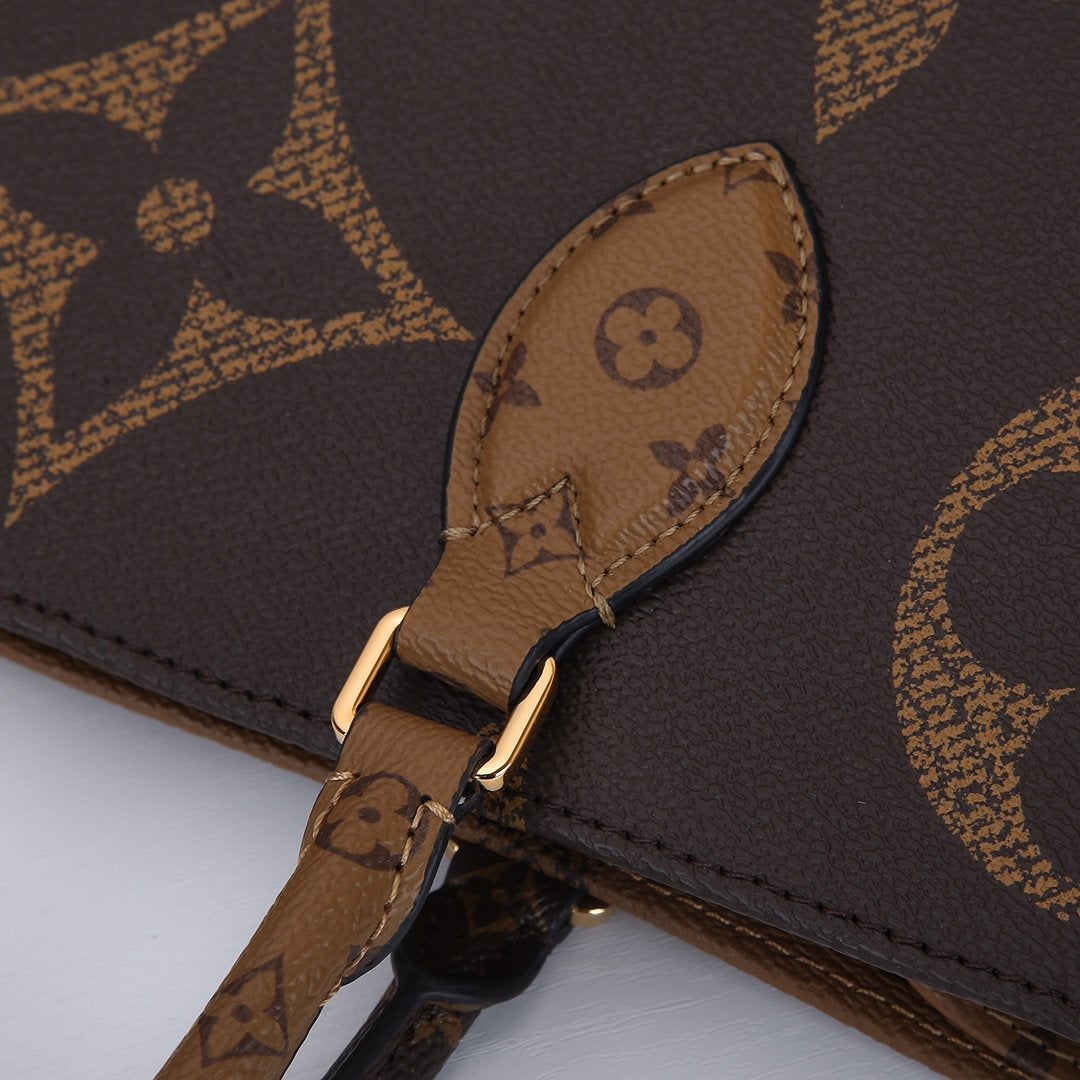 LV ONTHEGO GM 41CM LIENZO GIGANTE CON MONOGRAMA 