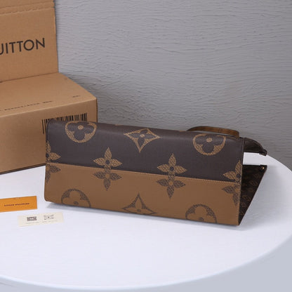 LV ONTHEGO GM 41CM LIENZO GIGANTE CON MONOGRAMA 