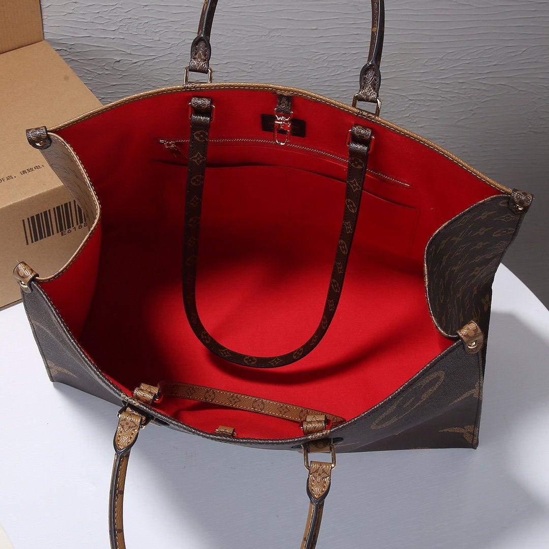 LV ONTHEGO GM 41CM LIENZO GIGANTE CON MONOGRAMA 
