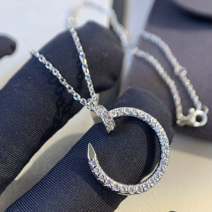 DIANA JUSTE NECKLACE SILVER DIAMONDS