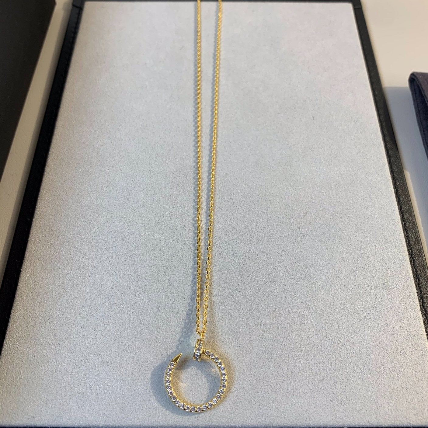 DIANA JUSTE NECKLACE GOLD DIAMONDS