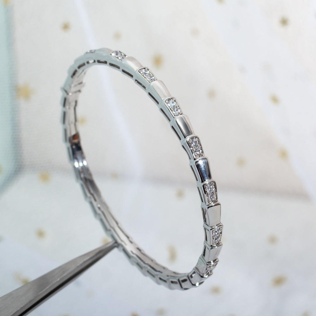 DIANA SERPENTI BRACELET SILVER DIAMOND