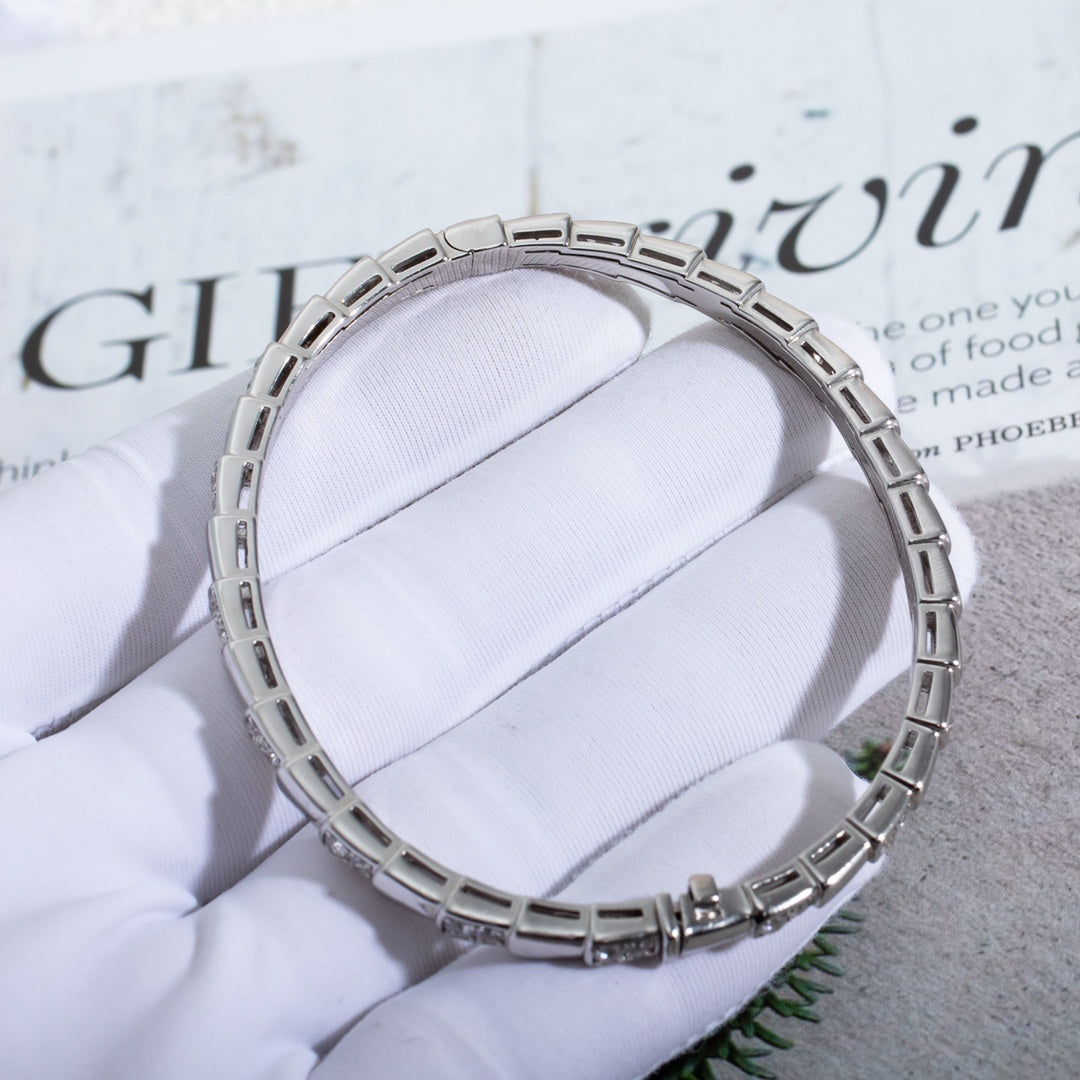 DIANA SERPENTI BRACELET SILVER DIAMOND