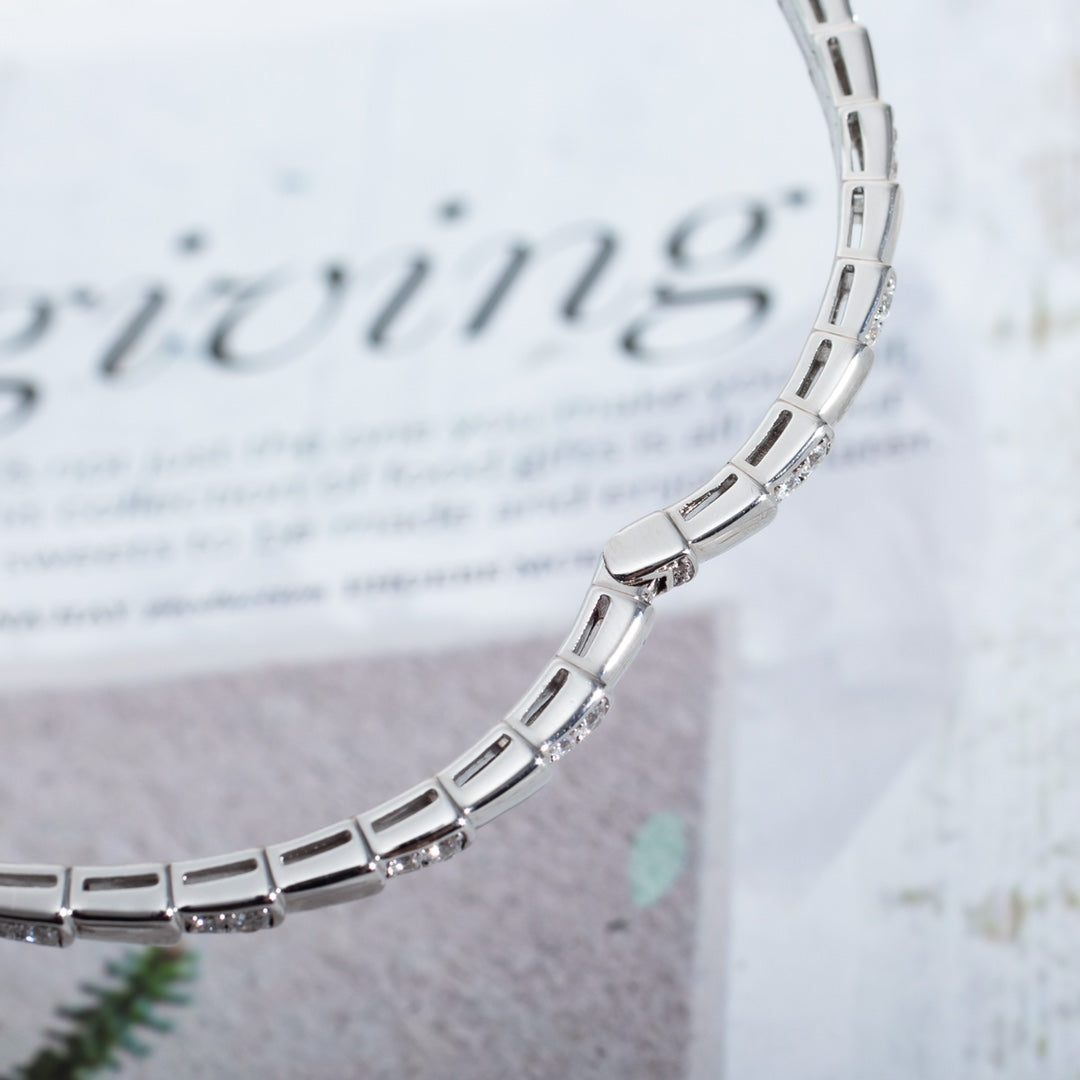 DIANA SERPENTI BRACELET SILVER DIAMOND