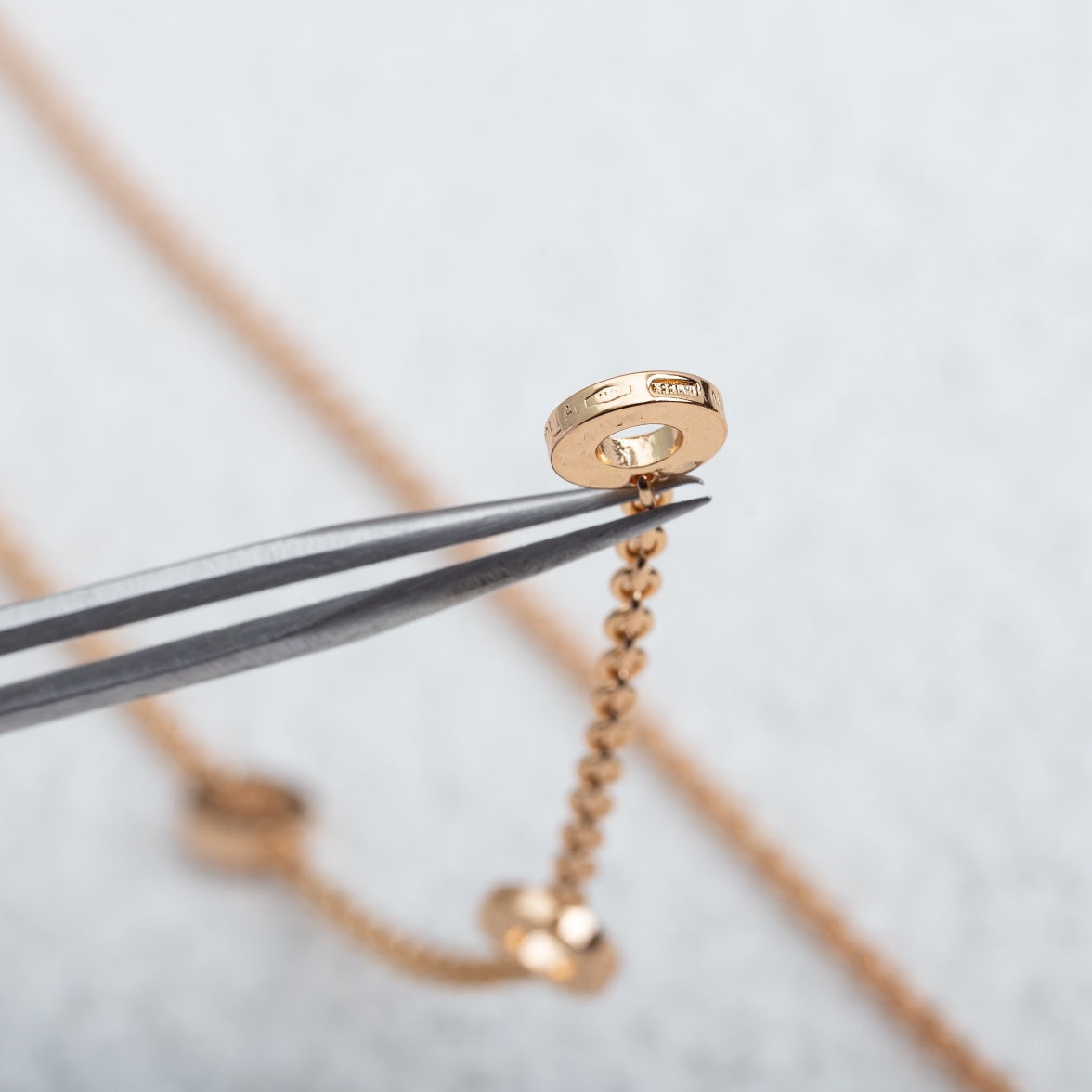 DIANA PARENTESI NECKLACE PINK GOLD