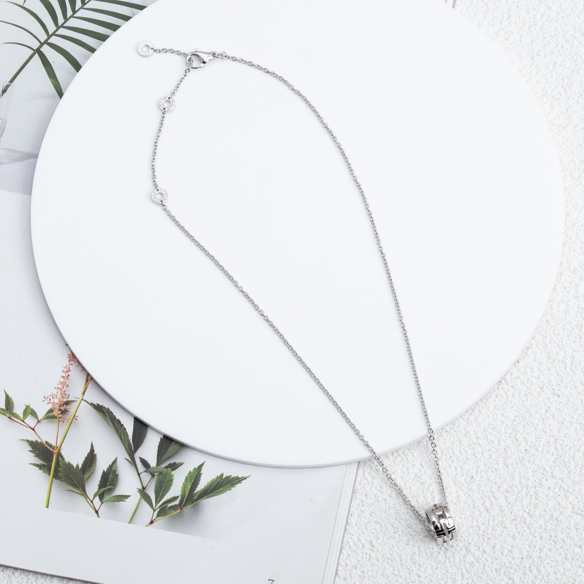 DIANA PARENTESI NECKLACE SILVER