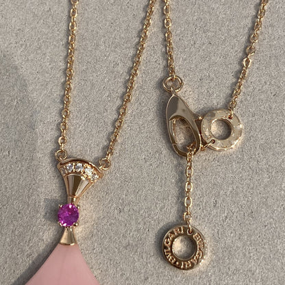 DIANA DREAM NECKLACE PINK OPAL