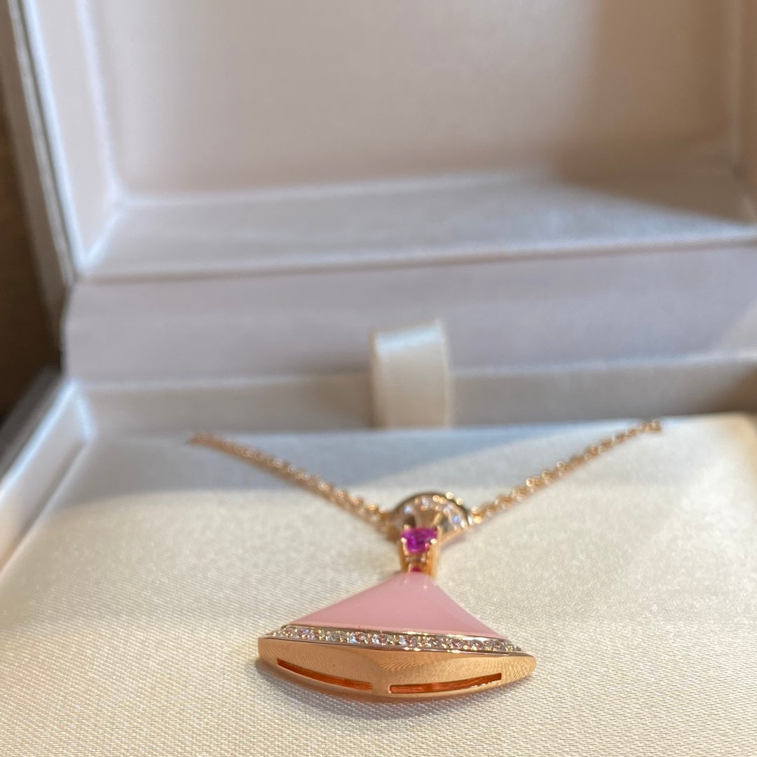 DIANA DREAM NECKLACE PINK OPAL