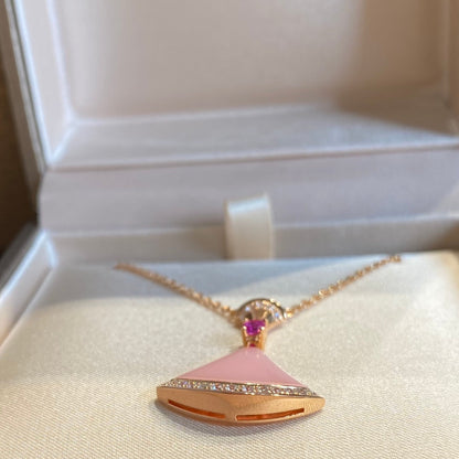 DIANA DREAM NECKLACE PINK OPAL