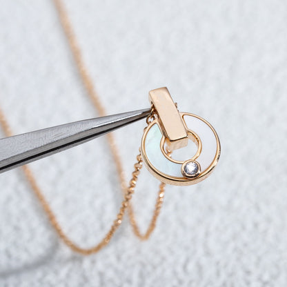 DIANA GARI NECKLACE PINK GOLD MOP