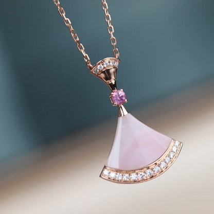 DIANA DREAM NECKLACE PINK MOP DIAMOND