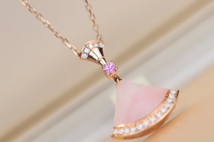 DIANA DREAM NECKLACE PINK MOP DIAMOND