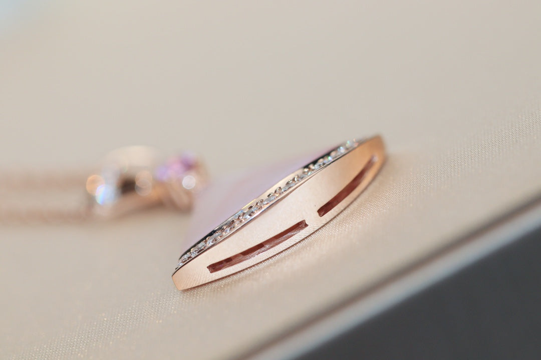 DIANA DREAM NECKLACE PINK MOP DIAMOND