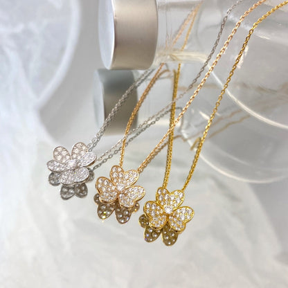 DIANA FLOWER DIAMOND NECKLACE