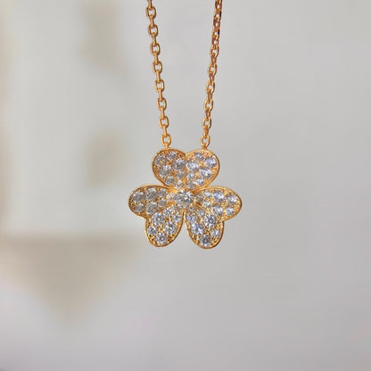 DIANA FLOWER DIAMOND NECKLACE