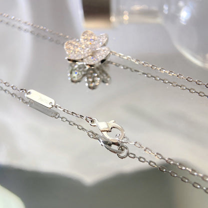 DIANA FLOWER DIAMOND NECKLACE