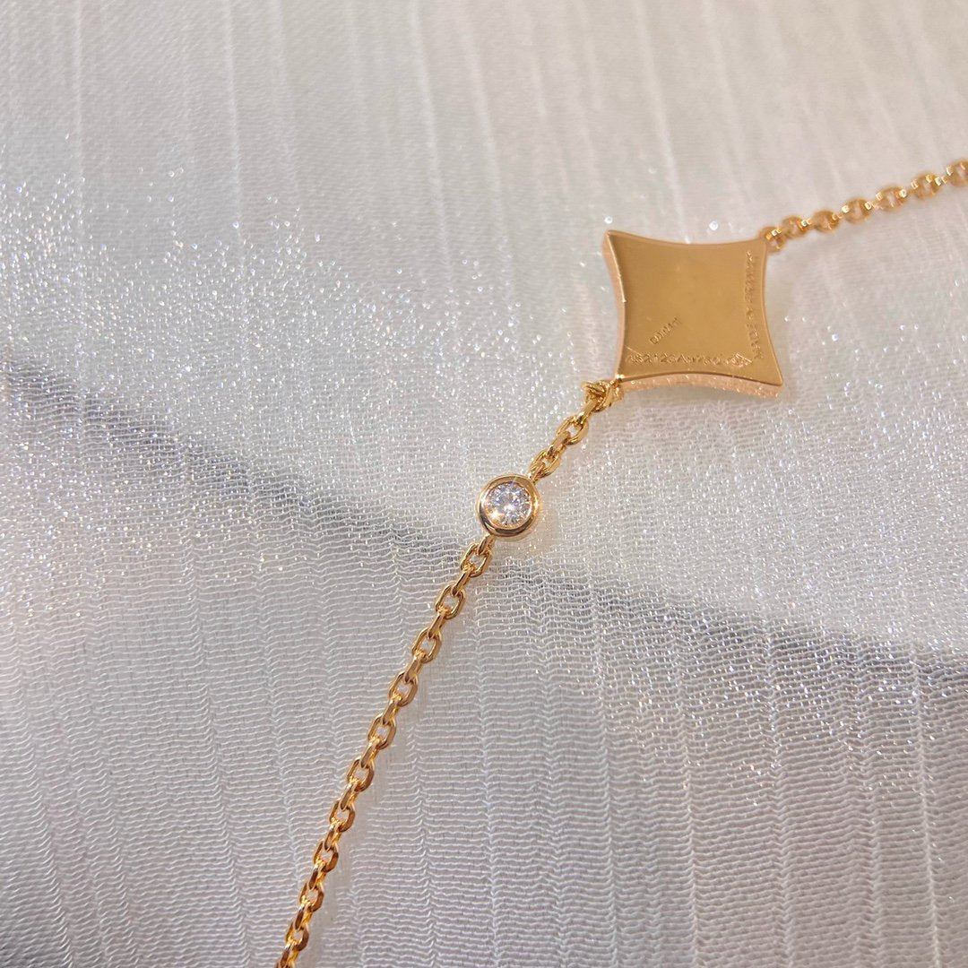 DIANA COLOR STAR PINK GOLD DIAMOND BRACELET
