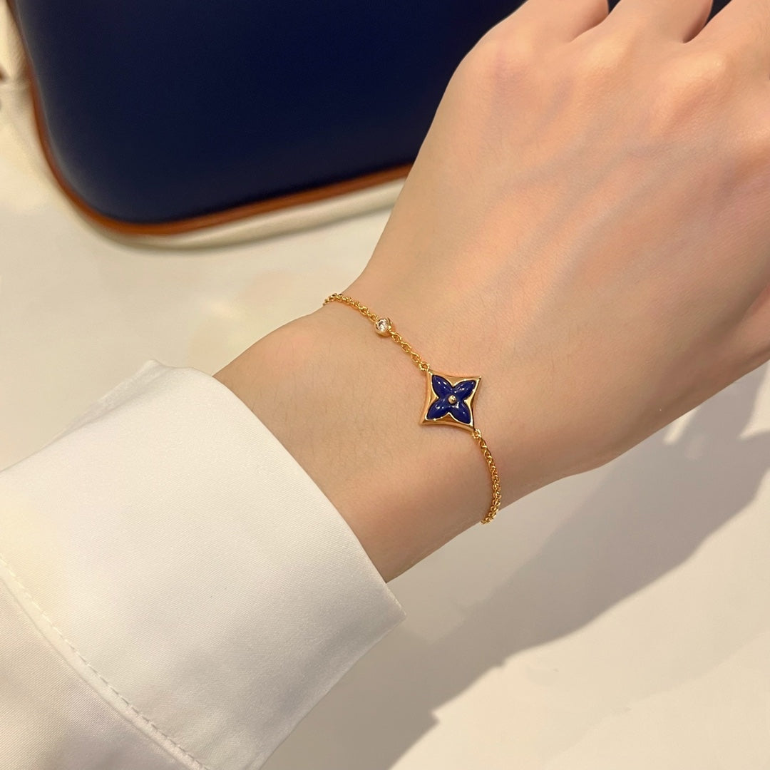 DIANA COLOR STAR PINK GOLD DIAMOND BRACELET