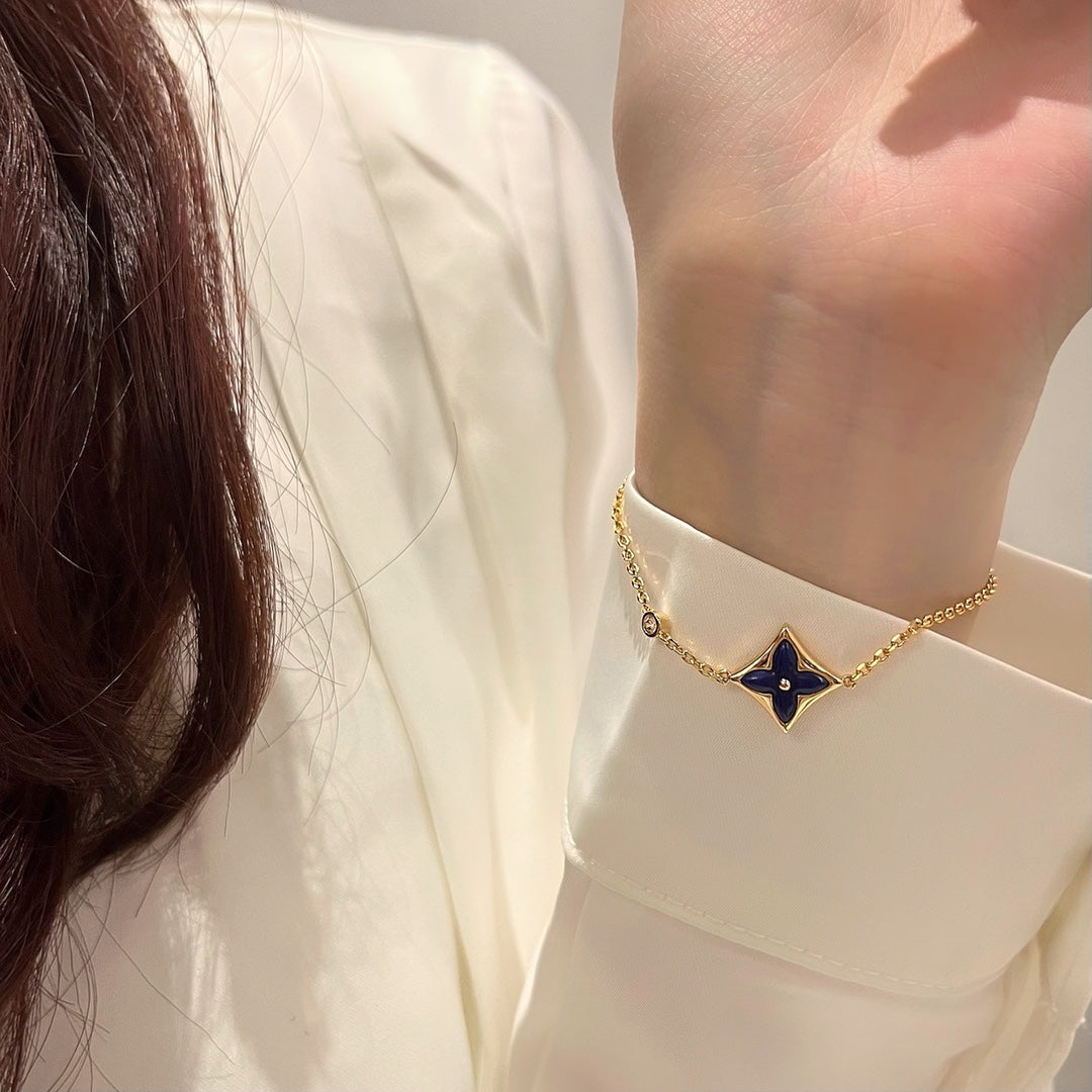 DIANA COLOR STAR PINK GOLD DIAMOND BRACELET