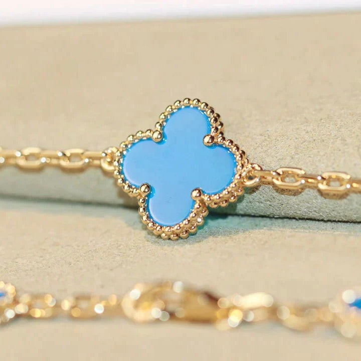 DIANA CLOVER 20 MOTIFS TURQUOISE GOLD