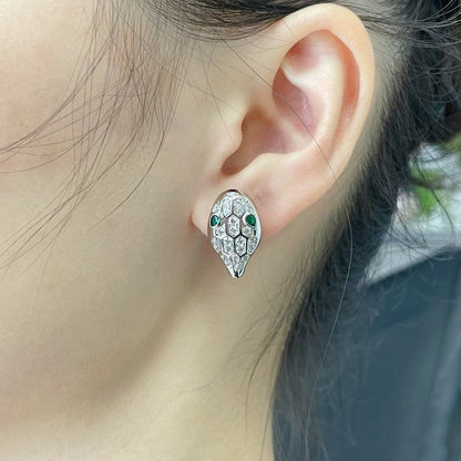 DIANA SERPENT DIAMOND STUD EARRINGS