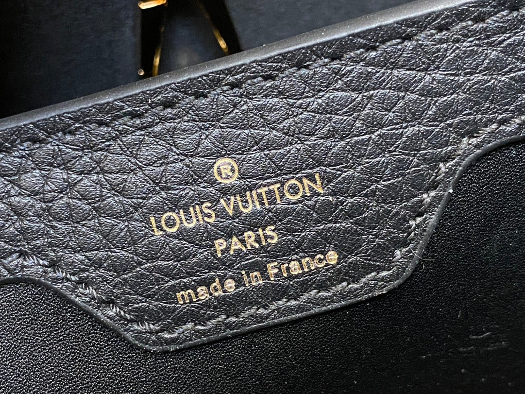 CAPUCINES BB 27 NEGRO TAURILLON HARDWARE DORADO
