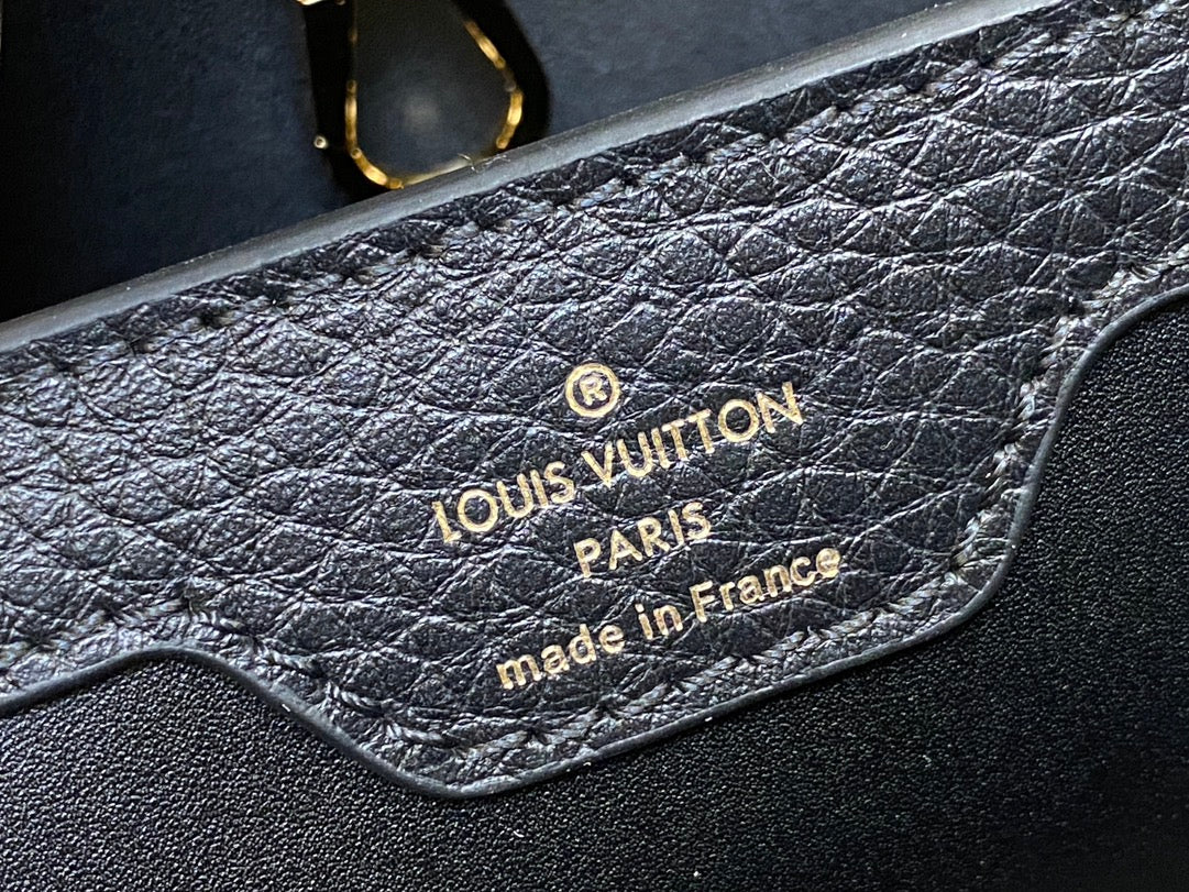 CAPUCINES MM 31 NOIR TAURILLON QUINCAILLERIE OR